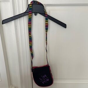 Colorful Striped Kids Crossbody Bag